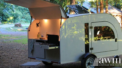Teardrop Camper Will Forever Change The Way People Camp, It Has Such A Smart Feature