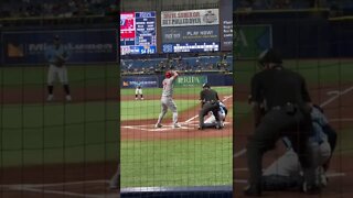 Mike Trout at bat