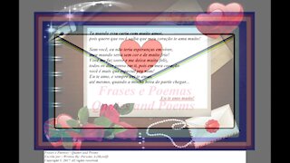 Te mando essa carta com muito amor, meu coração te ama, eu te amo! [Frases e Poemas]