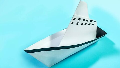 Paper Crafts for kids: Sea Ship Boat | Making Steamship | CraftiKids #9