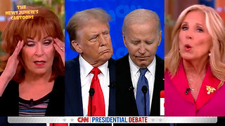 A month ago, Jill & the View dummies: Trump can't put a sentence together, he doesn't remember anything, his brain farts in the middle of a paragraph, he gaslights, overtalks, screams, stalks. Joe is strong, steady, smart, energetic.