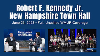 Robert F. Kennedy Jr. - New Hampshire Town Hall - June 23, 2023 (Full, Unedited WMUR Coverage)