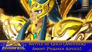 [RLS] Saint Seiya: Soldiers Soul - Battle of Gold (Another) Assist Phrases Advice!