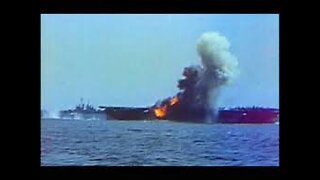 Japanese Kamikaze attack on the USS Essex Nov 25, 1944