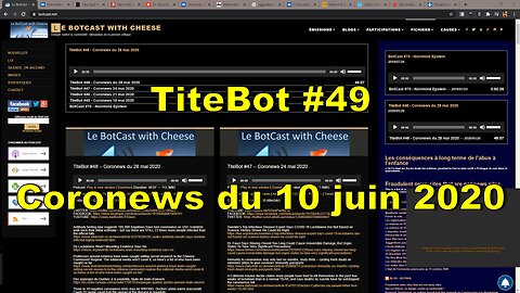 TiteBot #49 – Coronews du 10 juin 2020