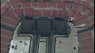 Preparations underway for the Beyonce and Jay-Z concert