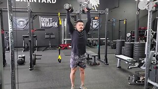 Dumbell Burpees to Overhead Press