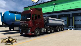 ETS2 Gameplay | Volvo FH16 600 | Bayonne FR to Burgos ES | Coal 27t