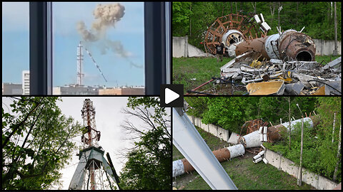 Kharkiv: Russian guided missile destroys a TV tower