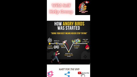 🔥How angry birds was started🔥#shorts🔥#motivation🔥#wildselfhelpgroup🔥15 march 2022🔥