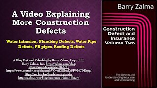 A Video Explaining More Construction Defects