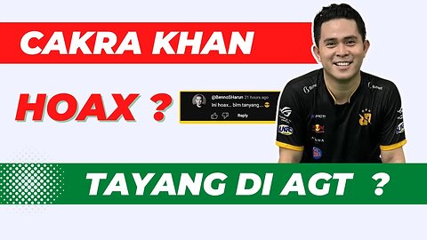 Benarkah Cakra Khan HOAX ditayangkan di AGT 2023 ?