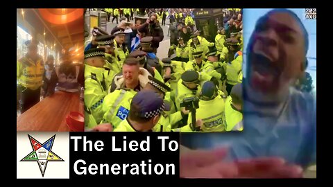 Tommy Robinson Attacked By Freemason UK Police USA Diversity Hire Female Cop Attacked By Black Man