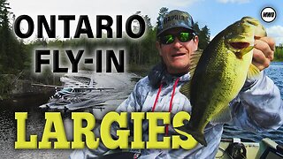 Catching Largemouth on a remote Ontario Lake