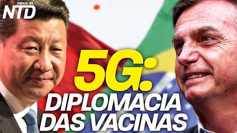 China usa vacinas para negociar e consegue acesso à licitação do 5G no Brasil