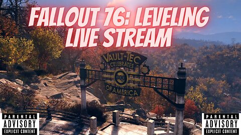 "Fallout 76: Epic Leveling Marathon! No Commentary Live Stream with Hard Rock Soundtrack!"