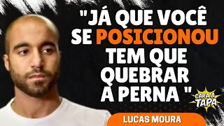 AO DECLARAR VOTO A BOLSONARO, LUCAS MOURA OUVIU QUE DEVERIA QUEBRAR A PERNA