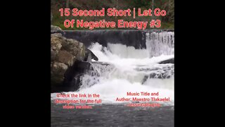 15 Second Short Of Let Go Of Negative Energy | #meditation #shorts #shortsvideo #waterfall #3