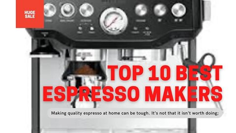 Top 10 Amazon Best Sellers Espresso Machines Deals (2022) || for Cappuccino Wishes and Latte Dreams
