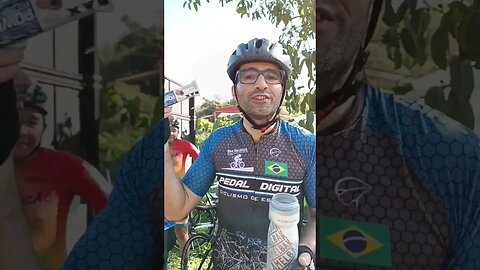 Como levar barra de proteína no pedal nos dias muito quentes. #proteina #ciclismo