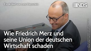 Wie Friedrich Merz und seine Union der deutschen Wirtschaft schaden | Lutz Hausstein | NDS-Podcast