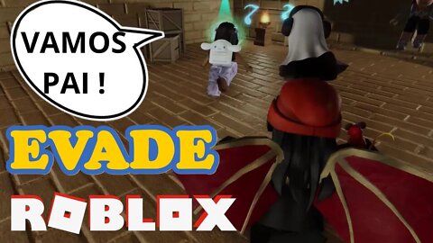 JOGANDO EVADE COM MINHA FILHA - EVADE ROBLOX - XBOX ONE X