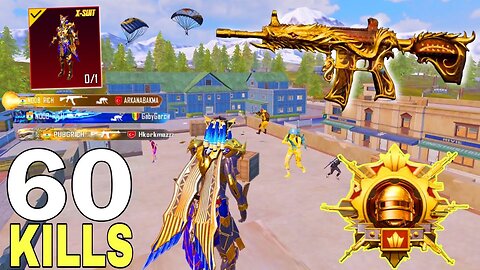 Unbelievable 60Kills! 🔥MY BEST LIVIK GAMEPLAY in NEW MODE with PHARAOH X-Suit😈 Pubg Mobile!
