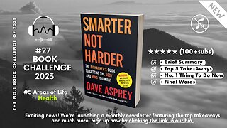 #27 Smarter Not Harder (114 BOOK CHALLENGE 2023)