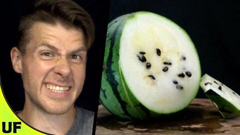 White Wonder Watermelon Taste Test | Unusual Foods