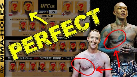 THE PERFECT UFC CARD + Israel Adesanya & Mark Zuckerberg release STRANGE image + Latest News!
