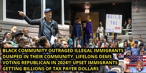 BLACK COMMUNITY IS OUTRAGED AT ILLEGAL IMMIGRANTS DUMPED IN NEIGHBORHOODS.