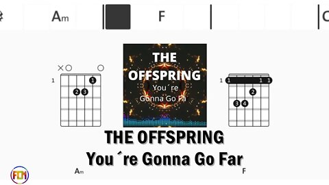 THE OFFSPRING You´re Gonna Go Far - FCN Guitar Chords & Lyrics HD