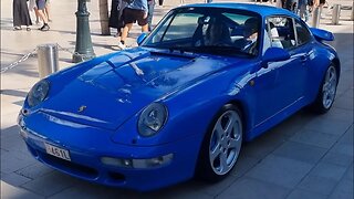 Stunning Ruf 993 Turbo, is it Oslo Blue? [4k 60p]