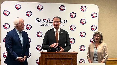 Congressman Pfluger with Senators Cornyn & Ernst