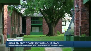 Residents frustrated after gas shut off at Muskogee apartment complex