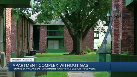 Residents frustrated after gas shut off at Muskogee apartment complex