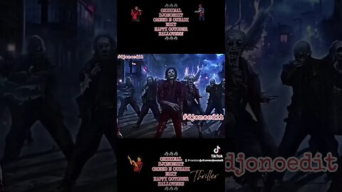 Thriller dance animated MJ Jackson by djonoedit #djonoedit omeed n ouhadi #omeednouhadi