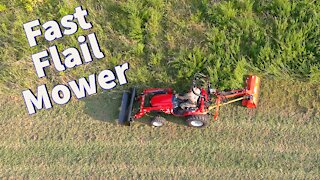 Fast Mowing Flail Mower with TYM T25 by TYM Tractors