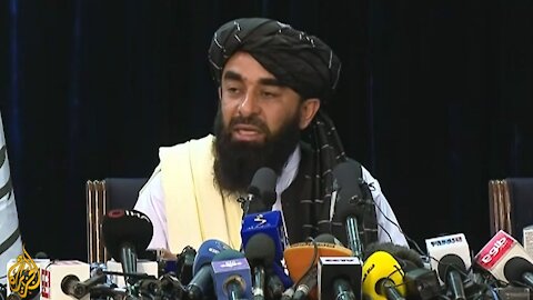 Taliban puts reporter in place about free speech, says dont ask me ask FACEBOOK. EPIC BEATDOWN