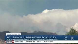 Crews continue to battle Bighorn Fire Wednesday