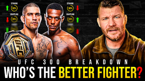 BISPING: Who's ACTUALLY the BETTER FIGHTER? Alex Pereira vs Jamahal Hill | UFC 300 BREAKDOWN