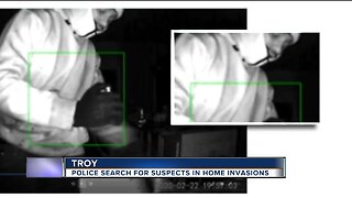 Intruders pry open sliding glass doors to get into two homes in Troy, man at third house calls 911