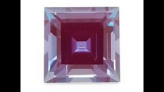 Chatham Square Step Cut Alexandrite: Lab Grown Square Step Alexandrite