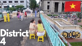 District 4 Walking TOUR 4K Saigon (HCMC) Vietnam