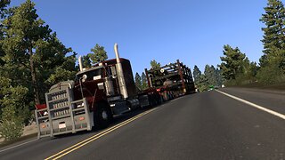 American Truck - hauling a huge construction frame - Special Cargo DLC