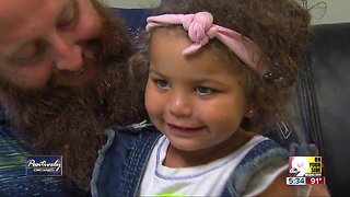 It took a village, but local 3-year-old learning to hear