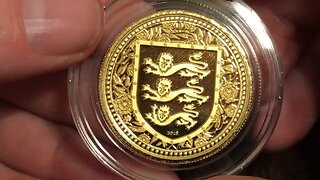 1 Oz Gold 2018 Royal Arms of England Coin Unboxing! What's Coming Out Of Queen's Nose?