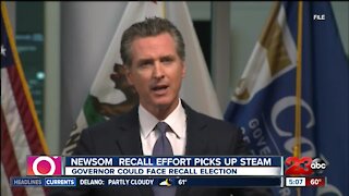 Governor Gavin Newsom recall effort picks up steam