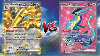 Pokemon TCG Live Gholdengo EX Eldegoss VS Raikou V Miraidon EX!!