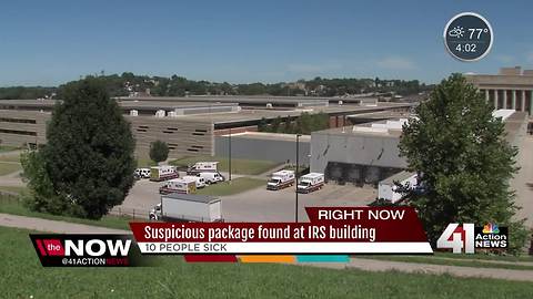 Suspicious package found at IRS building